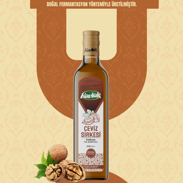 Ceviz Doğal Fermantasyon Detox Sirke 500ml