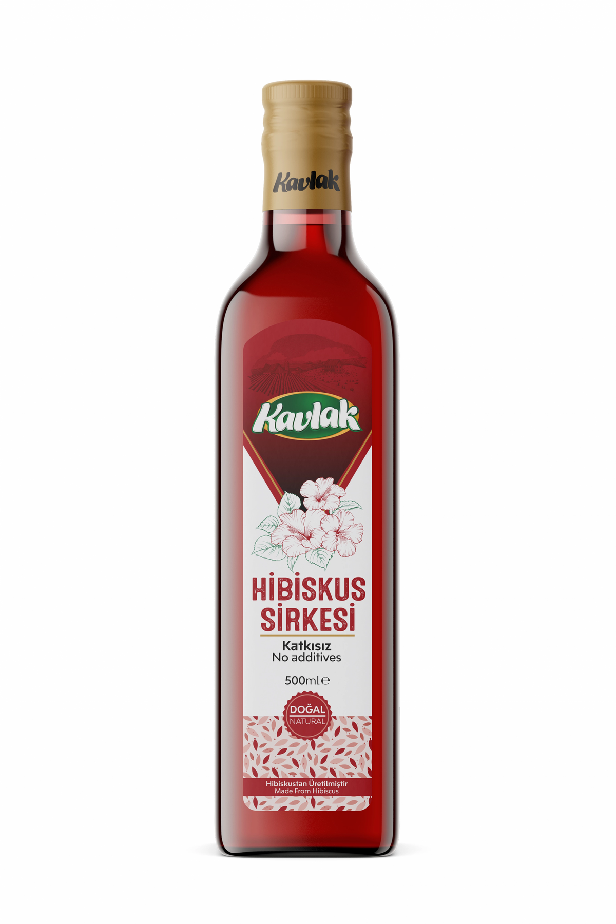 Hibiskus Doğal Fermantasyon Detox Sirke 500ml
