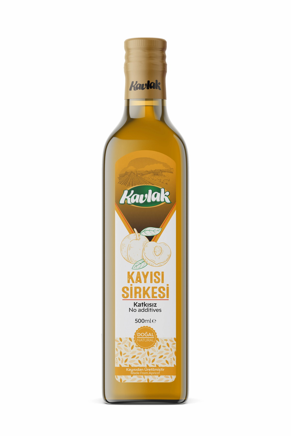 Kayısı Doğal Fermantasyon Detox Sirke 500ml